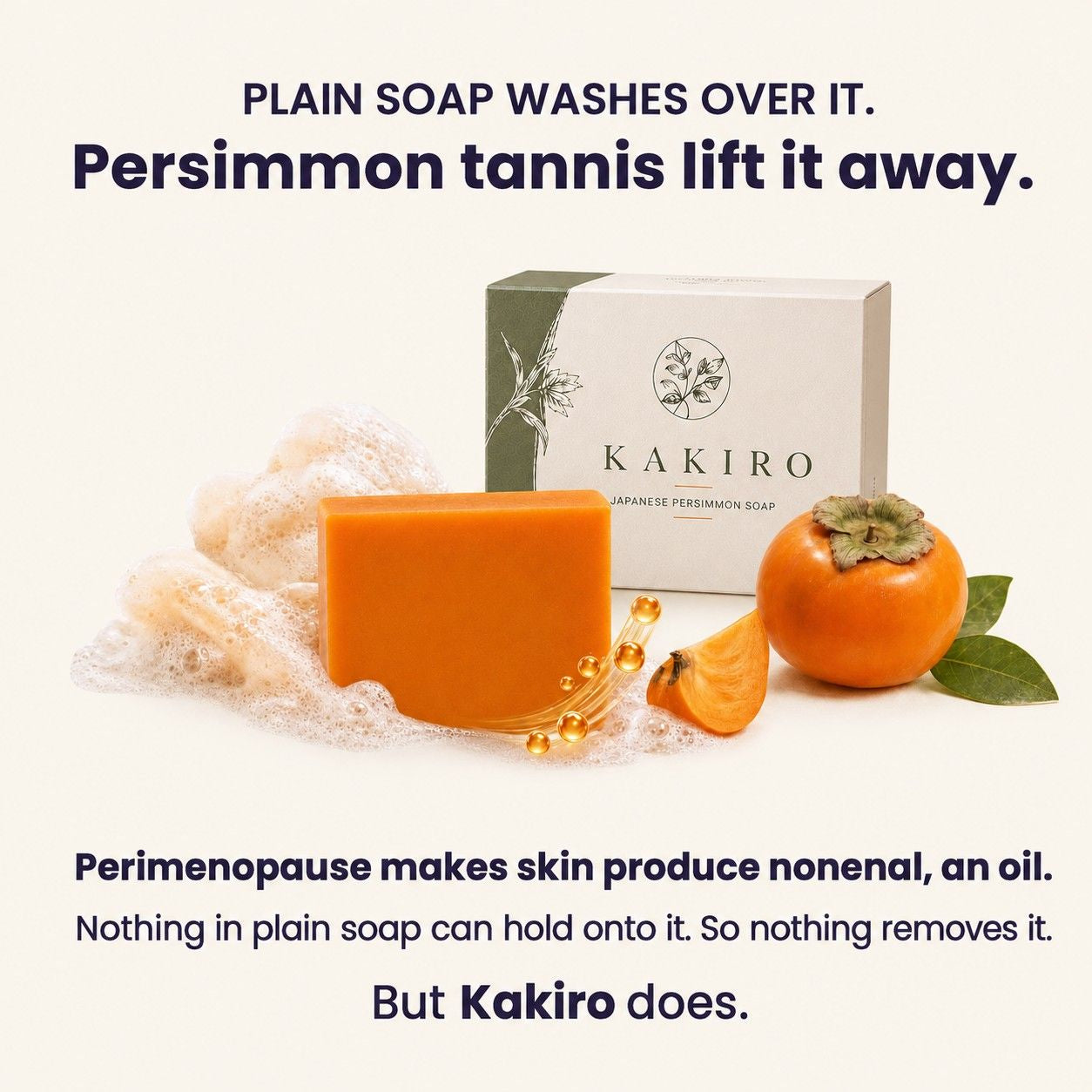 Deodorizing Persimmon Soap